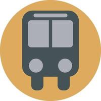 Grey bus, illustration, on a white background. vector