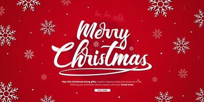 Christmas with lettering concept background vector