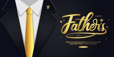 Father's day vector concept illustration