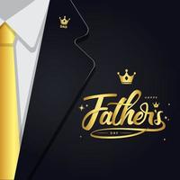 Father's day vector concept illustration