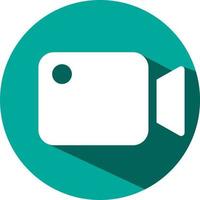 Mobile facetime, illustration, vector on a white background.