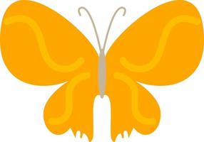 Bright colored butterfly, illustration, vector, on a white background. vector