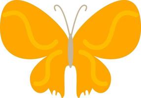 Bright colored butterfly, illustration, vector, on a white background. vector