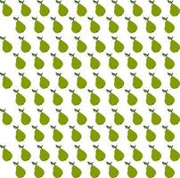 Pear wallpaper, illustration, vector on white background.