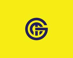 plantilla de vector de diseño de logotipo gm mg