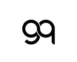 plantilla de vector de diseño de logotipo gq qg