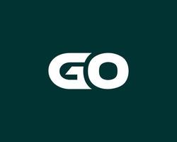 plantilla de vector de diseño de logotipo g go og