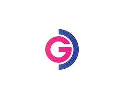 GD DG Logo design vector template