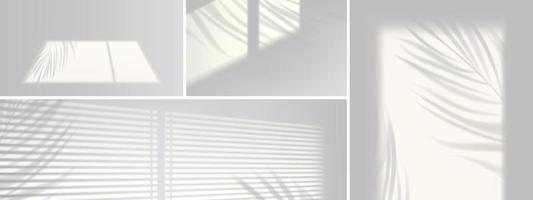 Shadow overlay effect backgrounds vector