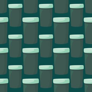 Empty jar pattern , illustration, vector on white background