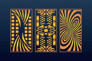 Abstract Geometric islamic Background Decorative Arabic Ornament Cnc Cut Laser Pattern vector