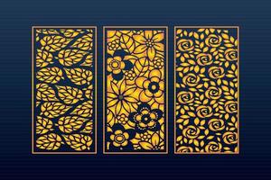 Abstract Geometric islamic Background Decorative Arabic Ornament Cnc Cut Laser Pattern vector