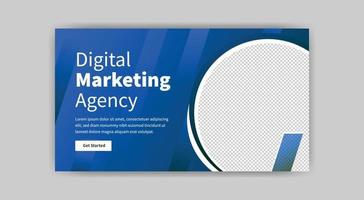 digital marketing social media post template design. free vector