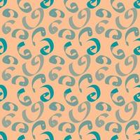Squiggles pattern, illustration, vector on white background