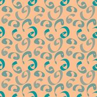 Squiggles pattern, illustration, vector on white background