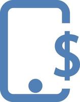 Online payment, illustration, vector on a white background.