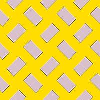 Opened notebook, seamless pattern on yellow background. vector