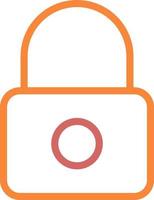 Lock with combination, illustration, vector on a white background.