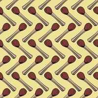 Matches ,seamless pattern on yellow background. vector