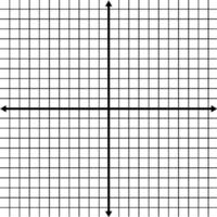 Coordinate Grid With Axes Labeled And Grid Lines Shown, vintage illustration. vector