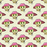 Scarecrow pattern, illustration, vector on white background