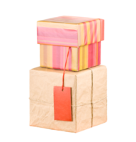 caja de regalo de navidad png