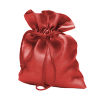 bolsa de natal vermelha png