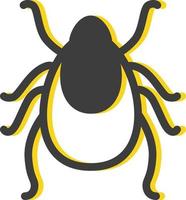 Black tick, illustration, vector, on a white background. vector