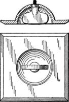 Screw Shading, ramp to displacement map,  vintage engraving. vector