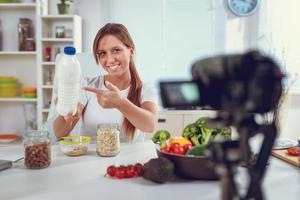 comer bien, ser brillante foto