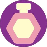 Expensive perfume, illustration, vector, on a white background. vector