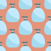 Liquid soap pattern , illustration, vector on white background