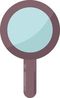 Magnifier tool, illustration, vector on white background.