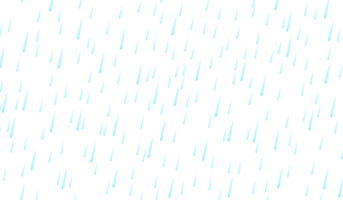 Cartoon raining simple design png