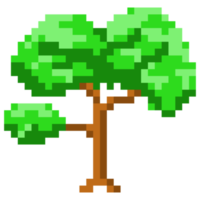 ícone de árvore de pixel art png