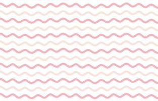 Wave striped pattern of pink pastel tone color parallel horizontal lines on a white background in a abstract style. For print, pattern fabric, fashion textile, wallpaper, clothing, wrapping, batik vector