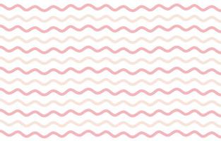 Wave striped pattern of pink pastel tone color parallel horizontal lines on a white background in a abstract style. For print, pattern fabric, fashion textile, wallpaper, clothing, wrapping, batik vector