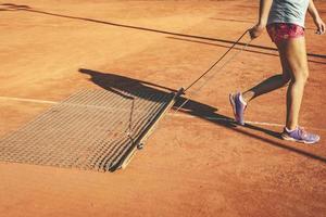 Aligning Clay Tennis Court photo