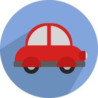 Red car, illustration, vector on white background.