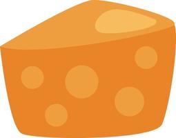 Gastronomy cheese, illustration, vector on a white background.