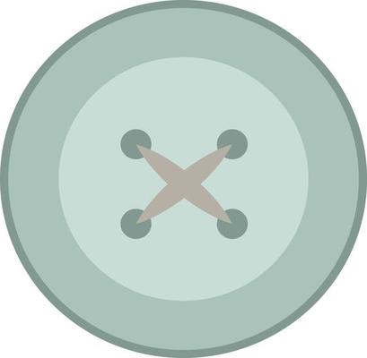 Button, illustration, vector on white background.