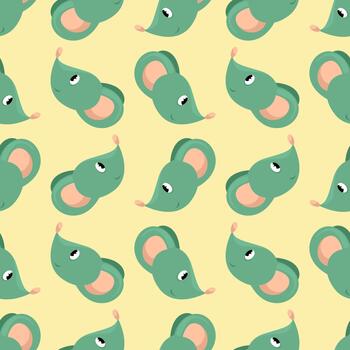 patrón de rata, ilustración, vector sobre fondo blanco