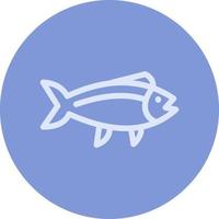 Black jewfish, illustration, vector on a white background.