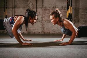 vista de flexiones foto