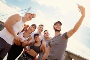 Smiling Friends Selfie photo