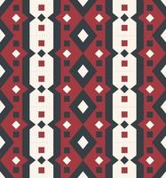 Geometric colorful stripes pattern. Geometric red-white stripes seamless pattern background. Ethnic geometric stripes pattern. Use for fabric, interior decoration element, upholstery, wrapping. vector