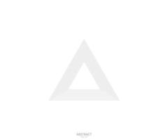 Triangle line vector. Pyramid line art. Geometric shape. Logo sign design vector