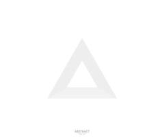 Triangle line vector. Pyramid line art. Geometric shape. Logo sign design vector