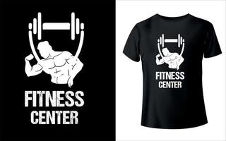 diseño de camiseta de gimnasio con vector editable