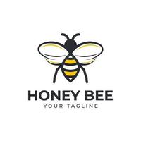 Honey Bee concepts logo vector graphic abstract template